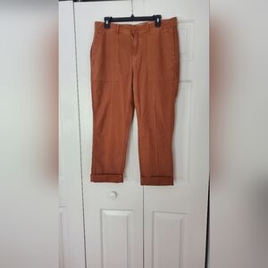 Anthropology cropped pants